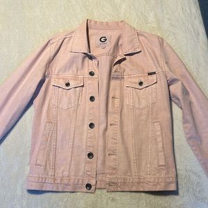 G by Guess pink denim jacket